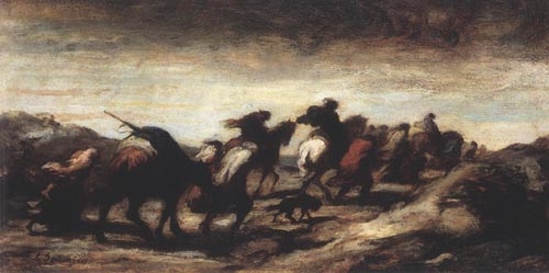 Le's Fugitifs de Honoré Daumier
