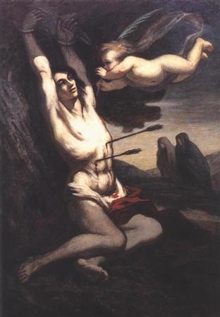 Martyre de of Saint Sébastien de Honoré Daumier