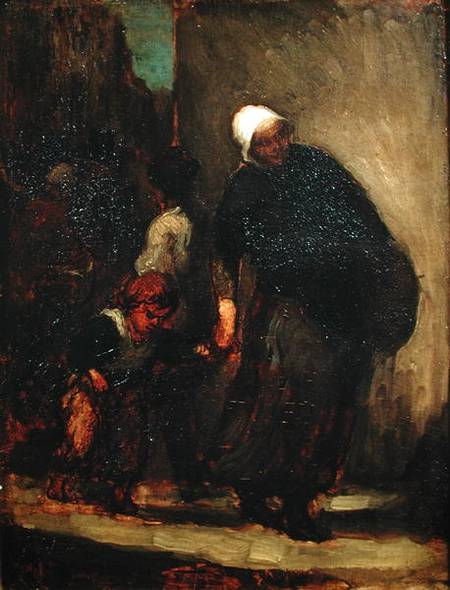 Street Scene de Honoré Daumier