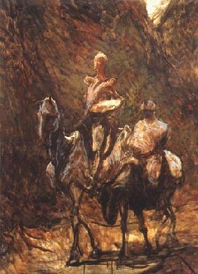 Don Quijote y Sancho Panza l