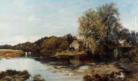 At Milton Mill, on the River Irvine de Horatio McCulloch
