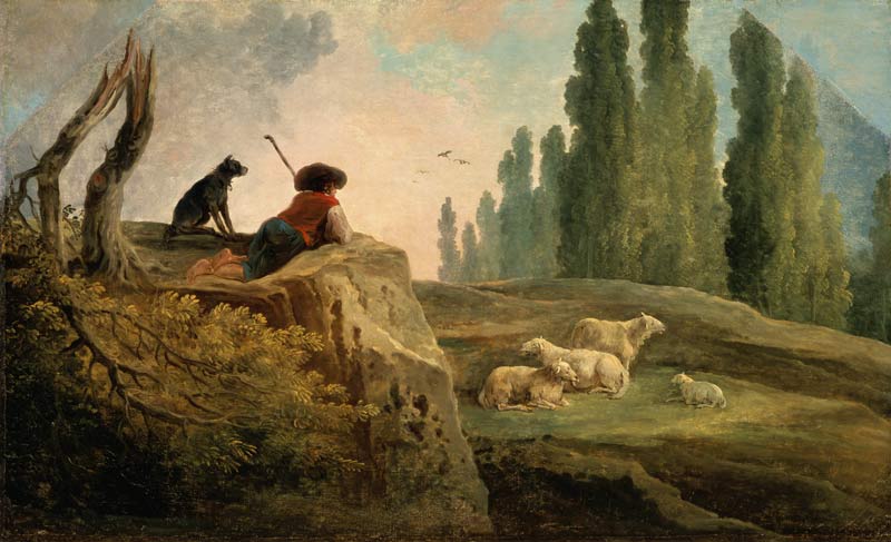 Shepherd Boy de Hubert Robert