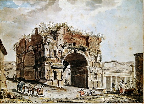 Roman Ruins de Hubert Robert