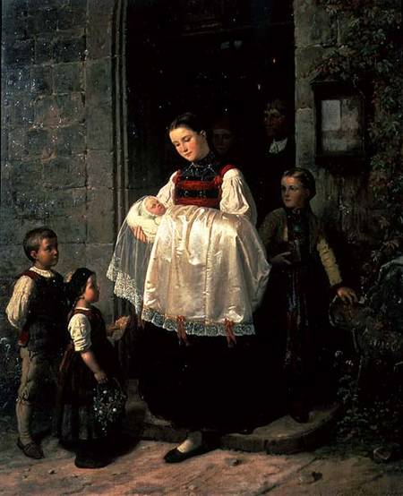 The Return from the Christening de Hubert Salentin