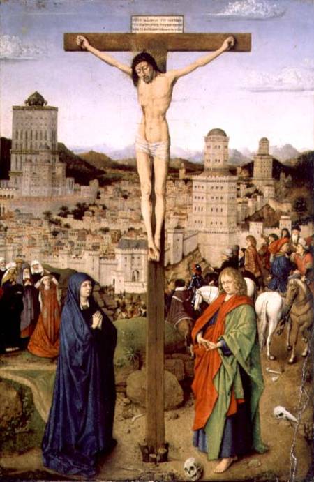 The Crucifixion de Hubert van Eyck