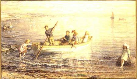 Children Boating de Hugh Cameron