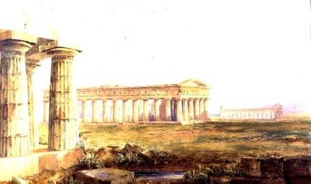 The Temples at Paestum de Hugh William Williams