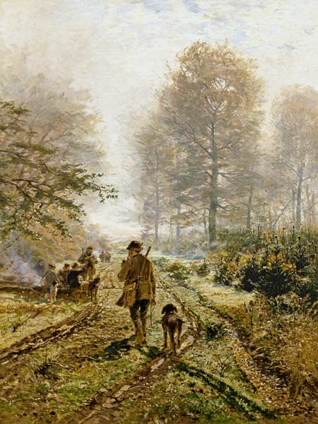 Autumn hunting. de Hugo Mühlig