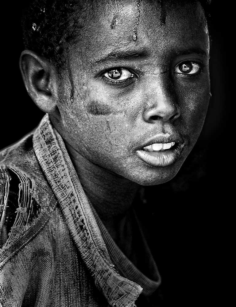 Ethiopian Eyes BW de Husain Alfraid