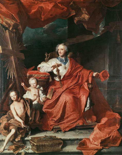 Cardinal de Bouillon (1643-1715) Opening the ''Holy Door'' de Hyacinthe Rigaud