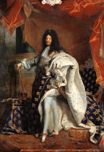 Louis XIV (1638-1715) in Royal Costume de Hyacinthe Rigaud