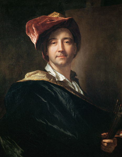Self Portrait in a Turban de Hyacinthe Rigaud