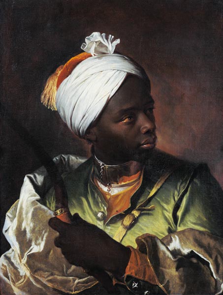 Young Negro with a Bow, c.1697 (oil on canvas) de Hyacinthe Rigaud