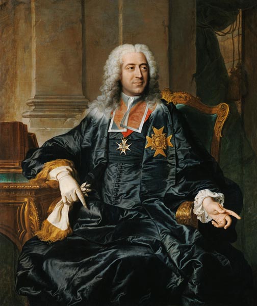 Marc-Pierre de Voyer-de-Paulmy (1696-1764) Count of Argenson de Hyacinthe Rigaud