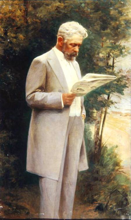 Portrait of the author Nikolay G. Garin (1852-1906) de I Pass