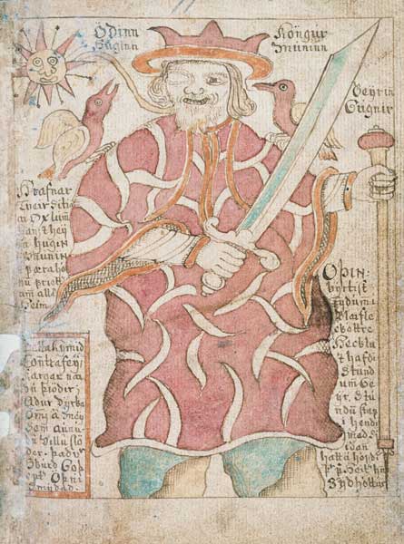 Odin, from 'Melsted's Edda'  & de Icelandic School
