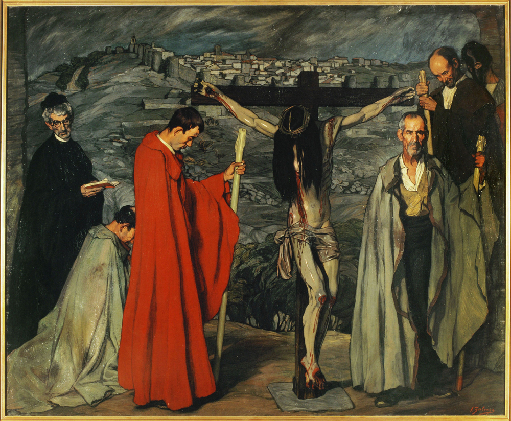 Bleeding Christ or Blood Christ de Ignazio Zuloaga