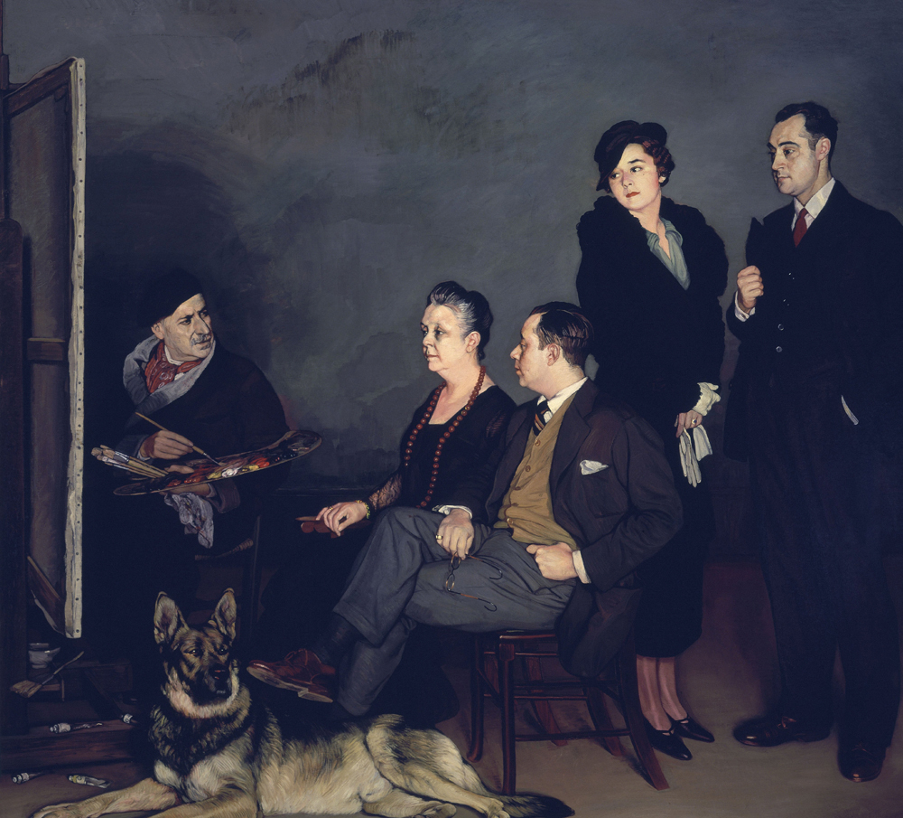The Painter and His Family de Ignazio Zuloaga