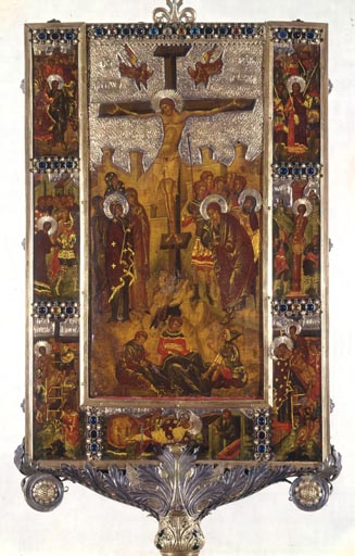 Kreuzigung de Ikone (byzantinisch)