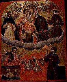 The Mother of God Geykophilousa with saints de Ikone (makedonisch)