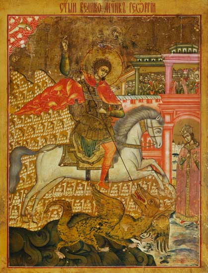 Saint Georg de Ikone (russisch)
