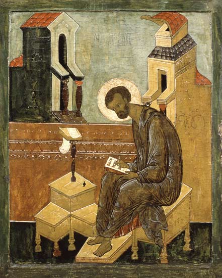 The evangelist Markus. de Ikone (russisch)