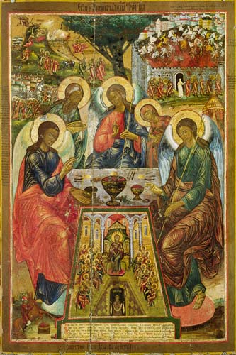 Alttestamentliche Trinity and appearance of the St de Ikone (russisch)