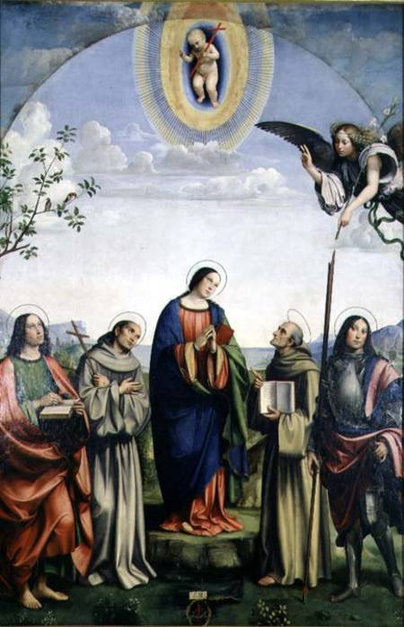 Annunciation and Saints de Il Francia