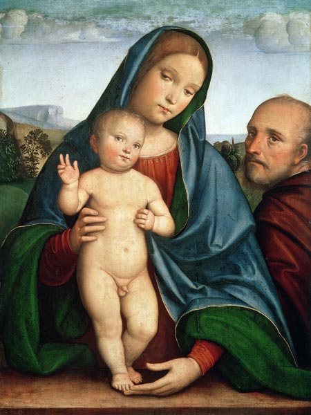 Holy Family (panel) de Il Francia