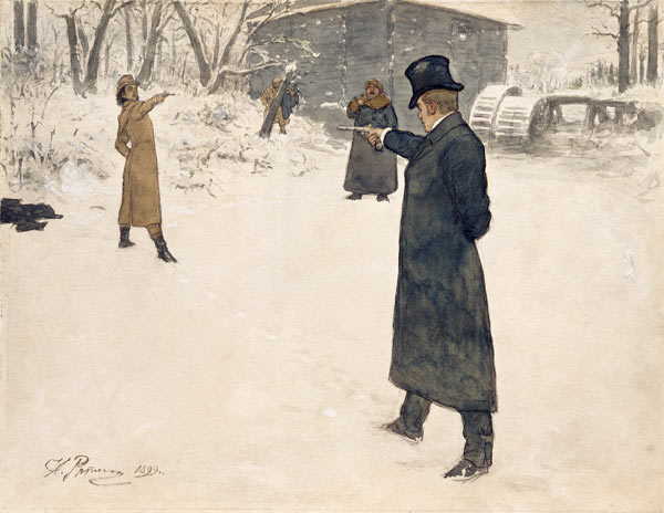 Pushkin / Eugene Onegin / Illust. /Repin de Iliá Yefímovich Repin
