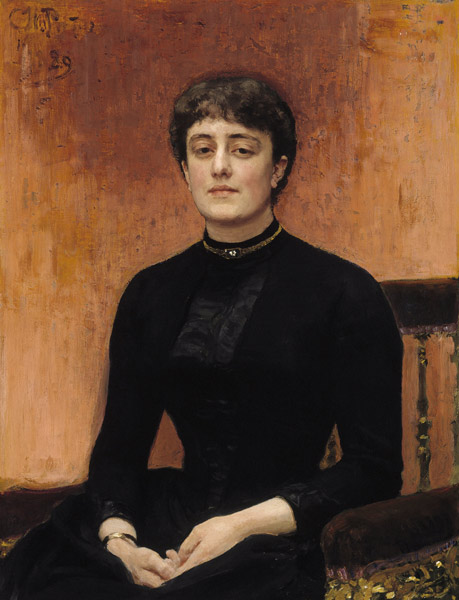 Portrait of Yelizaveta Zvantseva (1864-1921) de Iliá Yefímovich Repin