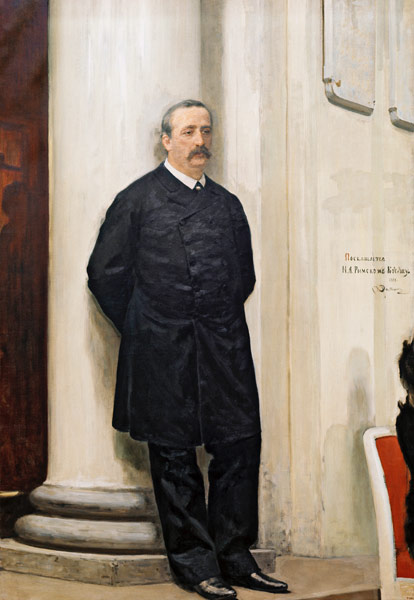 Portrait of the composer and chemist Alexander Borodin (1833-1887) de Iliá Yefímovich Repin