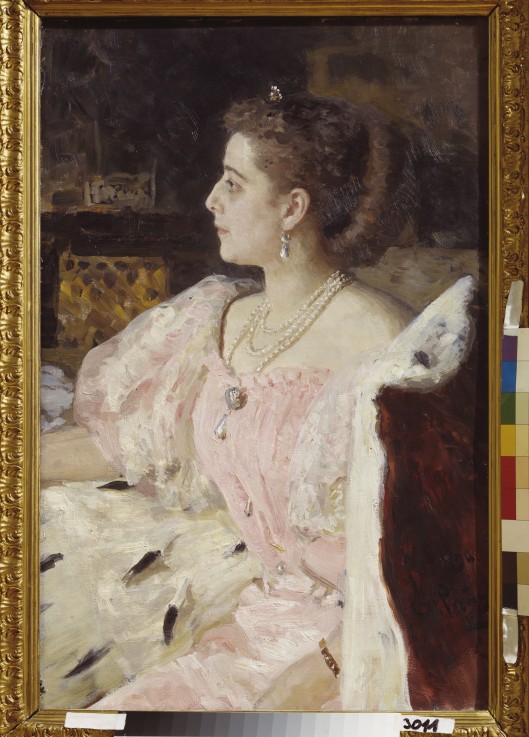 Portrait of Countess Nitalia Golovina de Iliá Yefímovich Repin