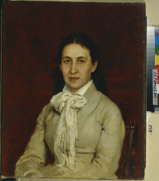 Portrait of Yelizaveta Grigoryevna Mamontova (1847-1908) de Iliá Yefímovich Repin