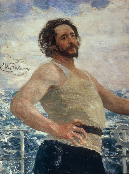 Leonid Andrejew / Gemälde von Repin de Iliá Yefímovich Repin