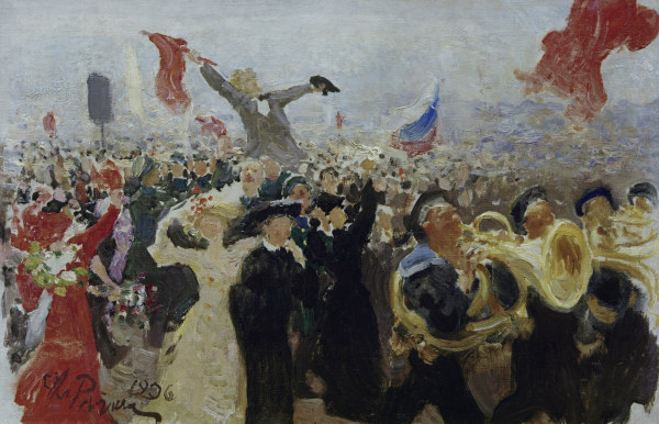 Manifest St.Petersburg 1905 / I.Repin de Iliá Yefímovich Repin