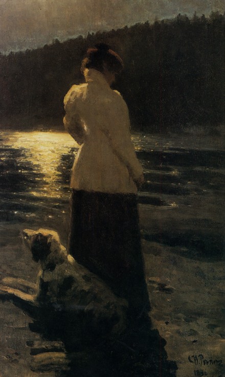 Moonlit night de Iliá Yefímovich Repin