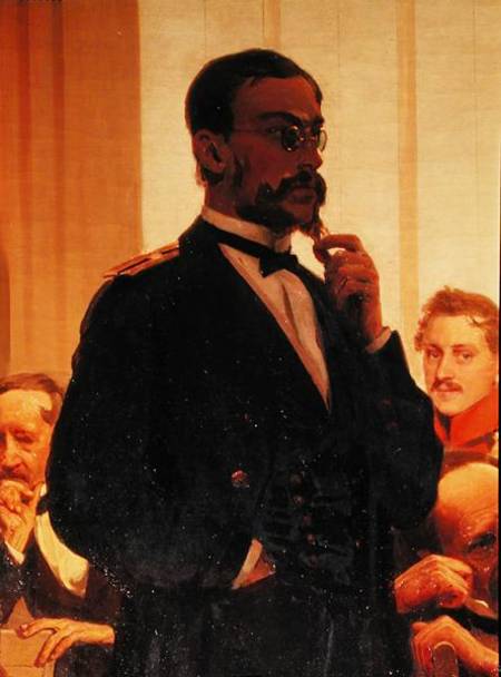 Nikolai Andreyevich Rimsky-Korsakov (1844-1908), from Slavonic Composers de Iliá Yefímovich Repin