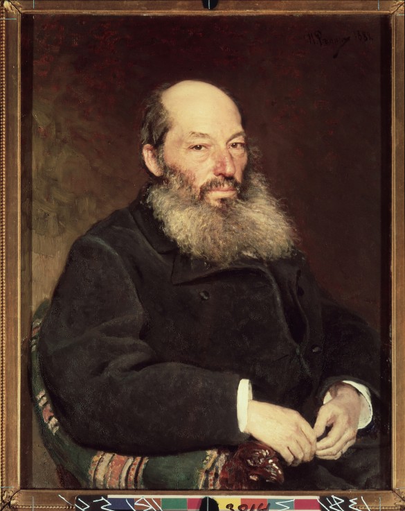 Portrait of the poet Afanasy Fet (1820-1892) de Iliá Yefímovich Repin