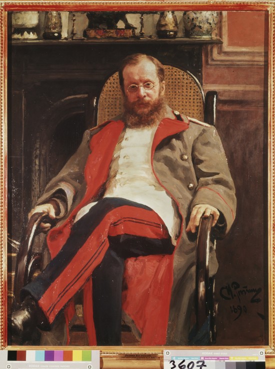 Portrait of the composer César Antonovich Cui (1835-1918) de Iliá Yefímovich Repin