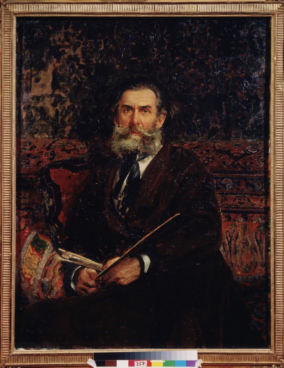 Portrait of the artist Alexei Bogolyubov (1824-1896) de Iliá Yefímovich Repin