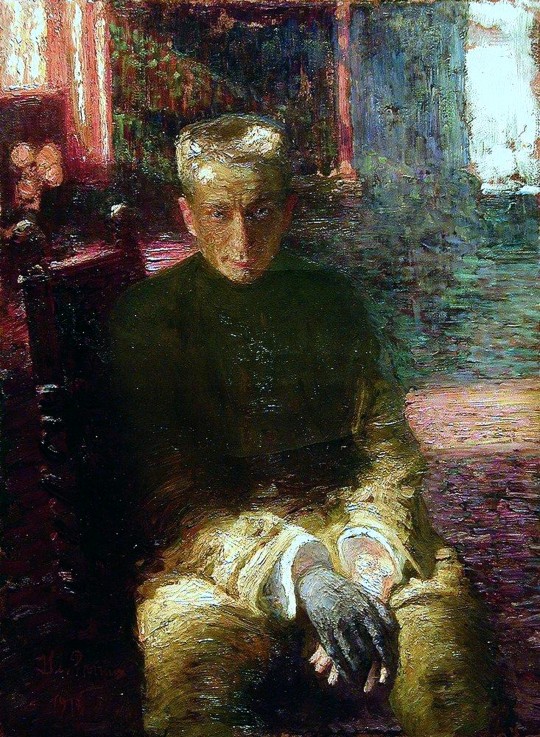 Portrait of Alexander Kerensky (1881-1970) de Iliá Yefímovich Repin