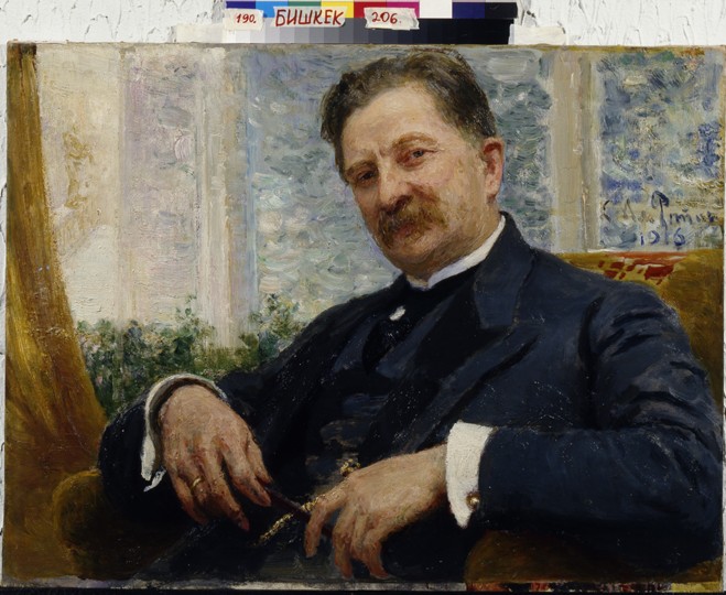 Portrait of Y.M. Vengerov de Iliá Yefímovich Repin