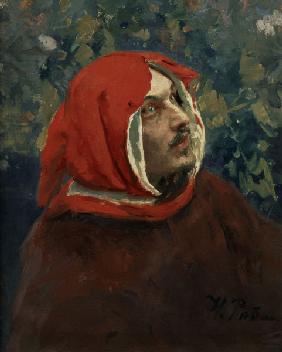Dante Alighieri/ Painting by Repin