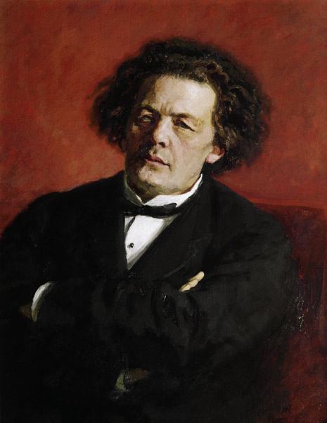 Portrait von Anton Grigoryevich Rubinstein, 1881 de Iliá Yefímovich Repin