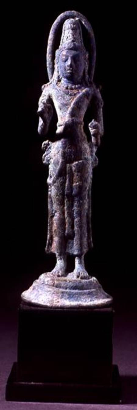 Avalokitesvara figure, Central Asian de Indian School