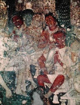 Group of figures from the interior of Cave 16