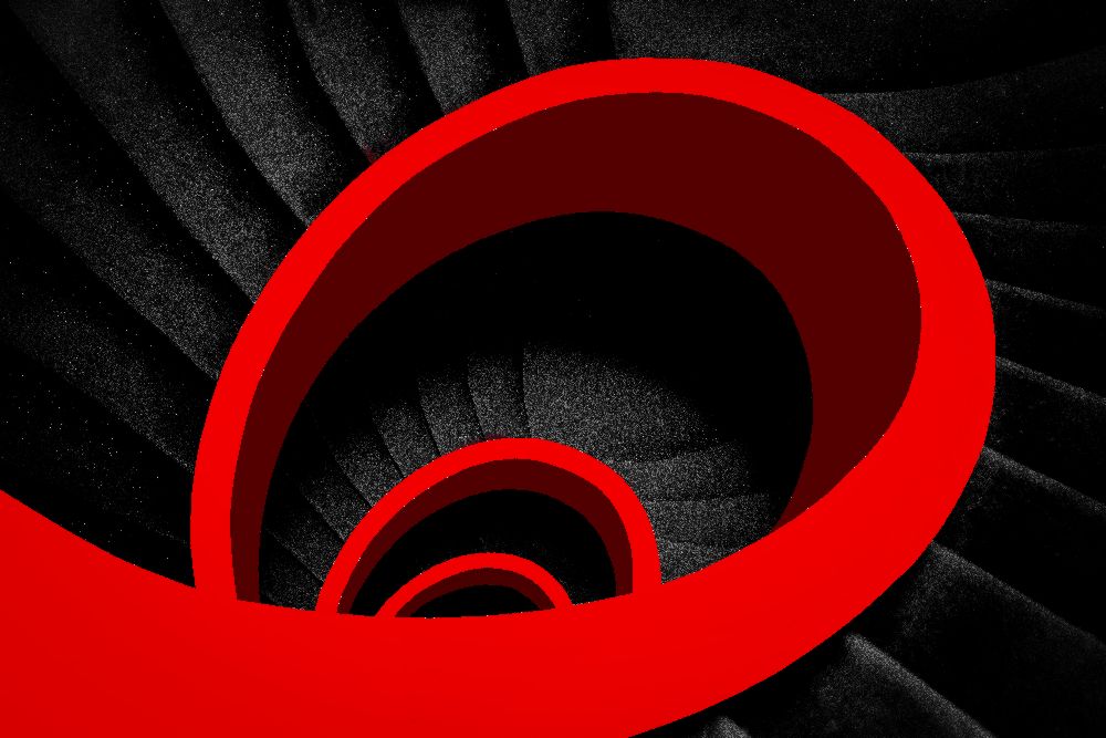 A red spiral de Inge Schuster