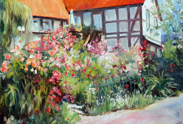 Jardín de flores 2 de Ingeborg Kuhn