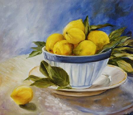 Limones en un bol
